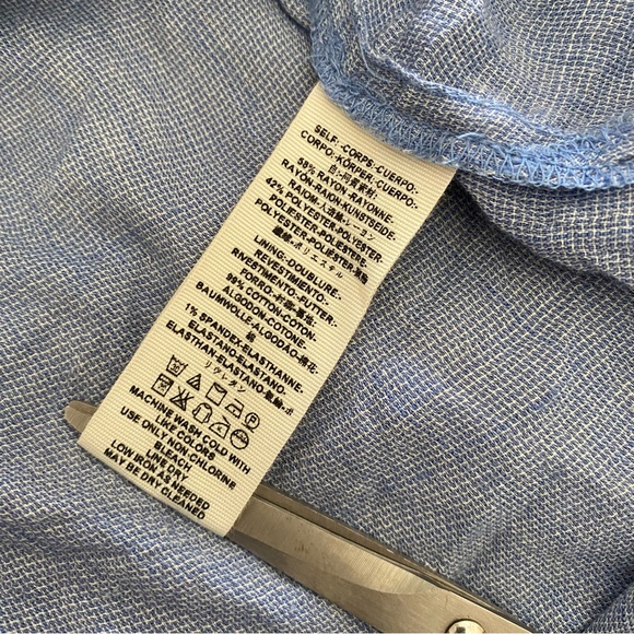 Free People | That’s A Wrap Chambray Button Down Top - Picture 9 of 9